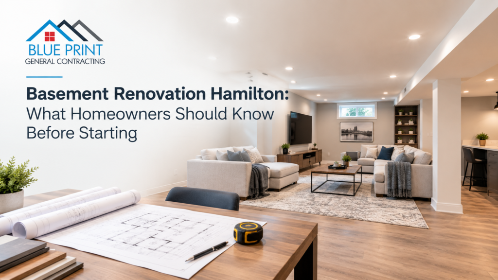 Basement Renovation Hamilton